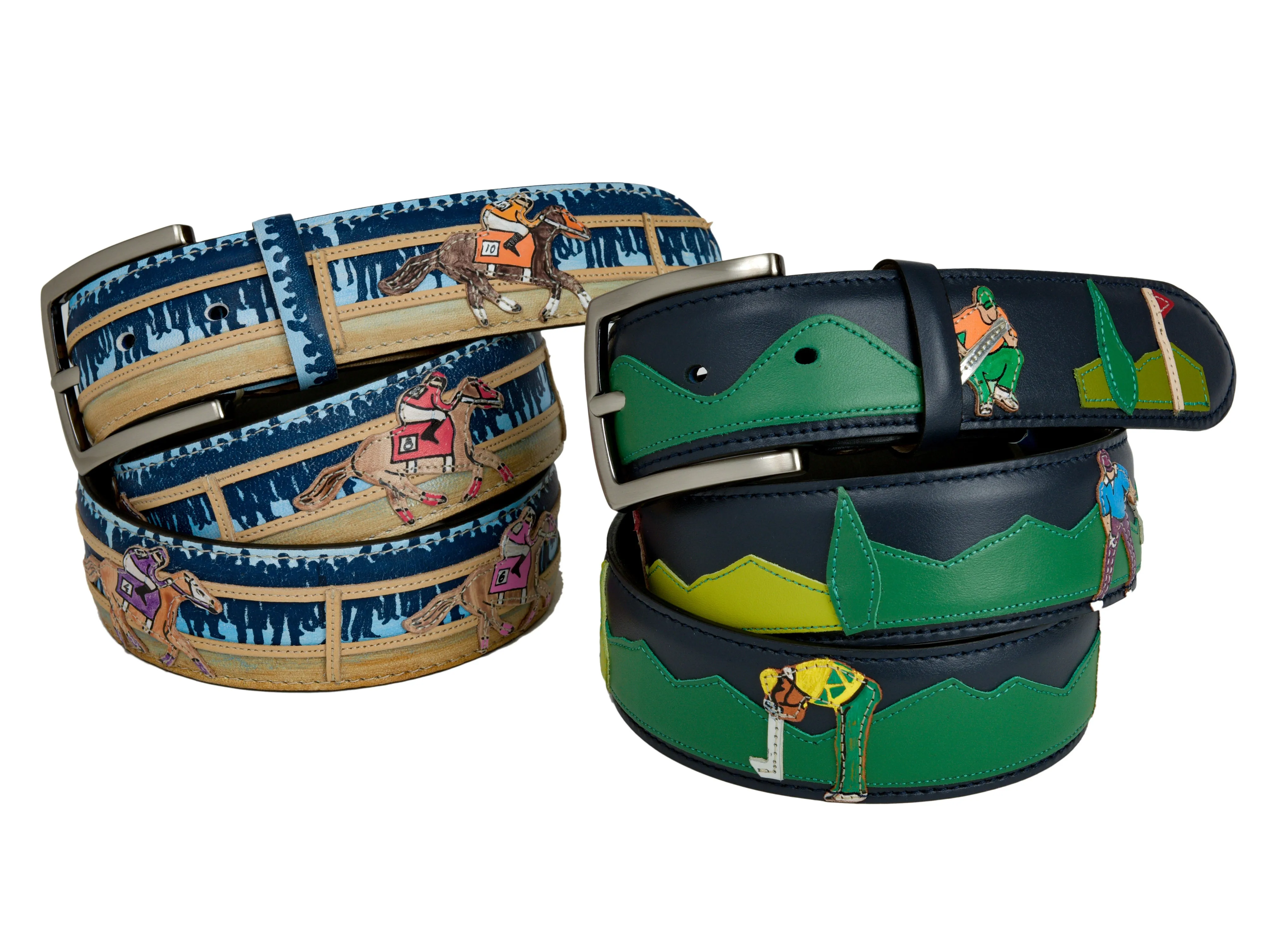 Limited Edition Calf Skin Artistic Belt Derby