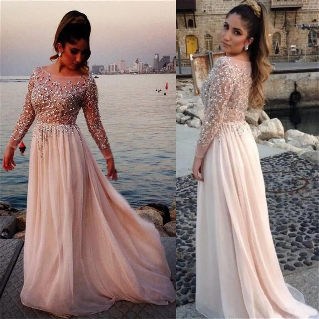 Long Sleeves Sexy Clairvoyant Outfit Sparkly Sequins Top Ball Gown Cocktail Formal Prom dress,PD0186