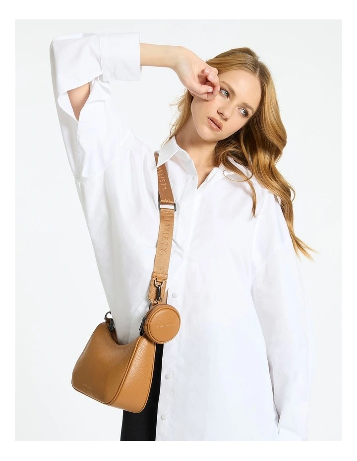 Look Both Ways Crossbody Bag in Tan