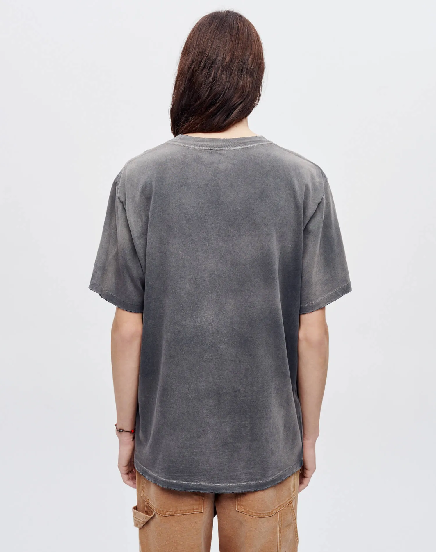 Loose Skull Tee - Sun Faded Black