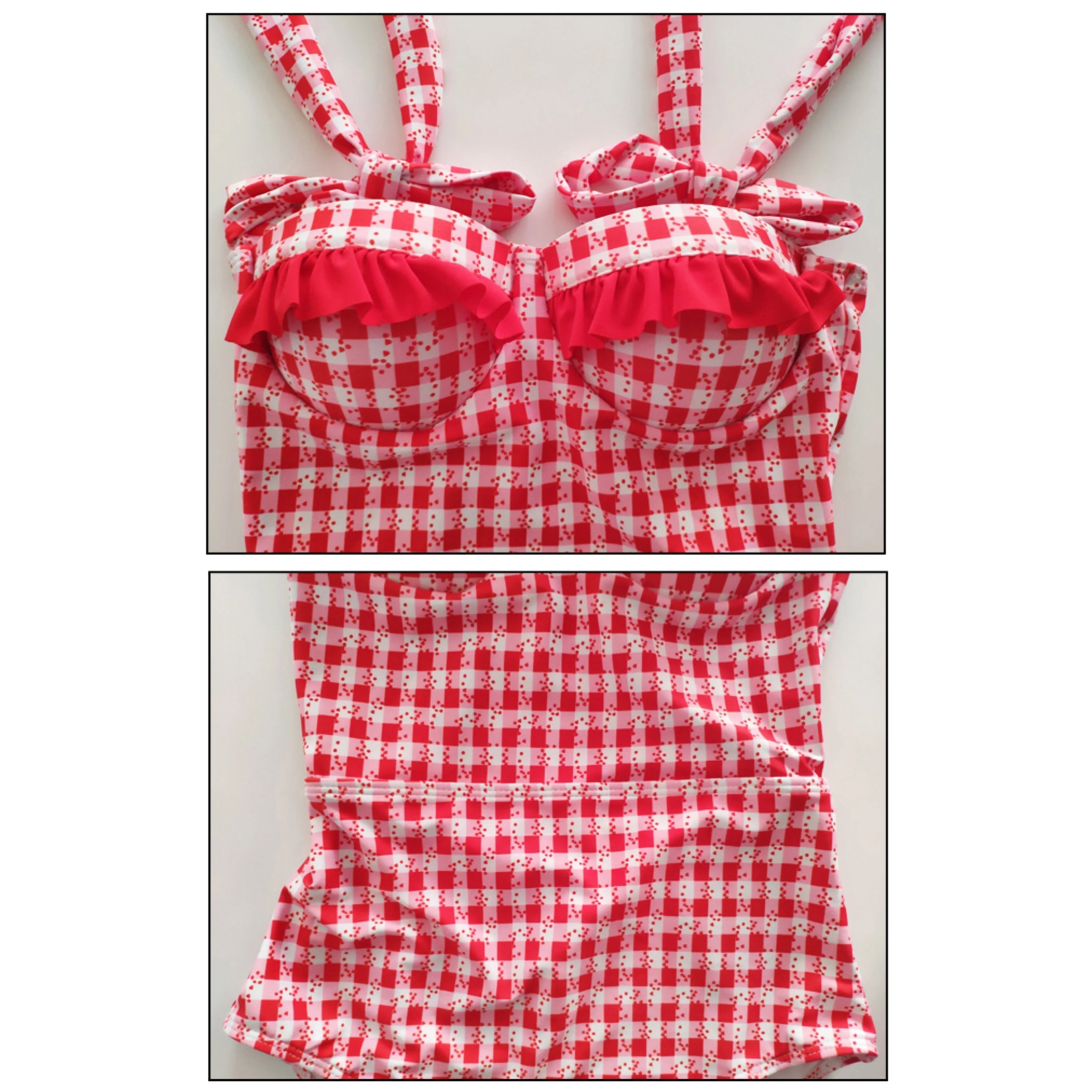 Lula Sunbelle One Piece Plaid Nymphet Swimsuit