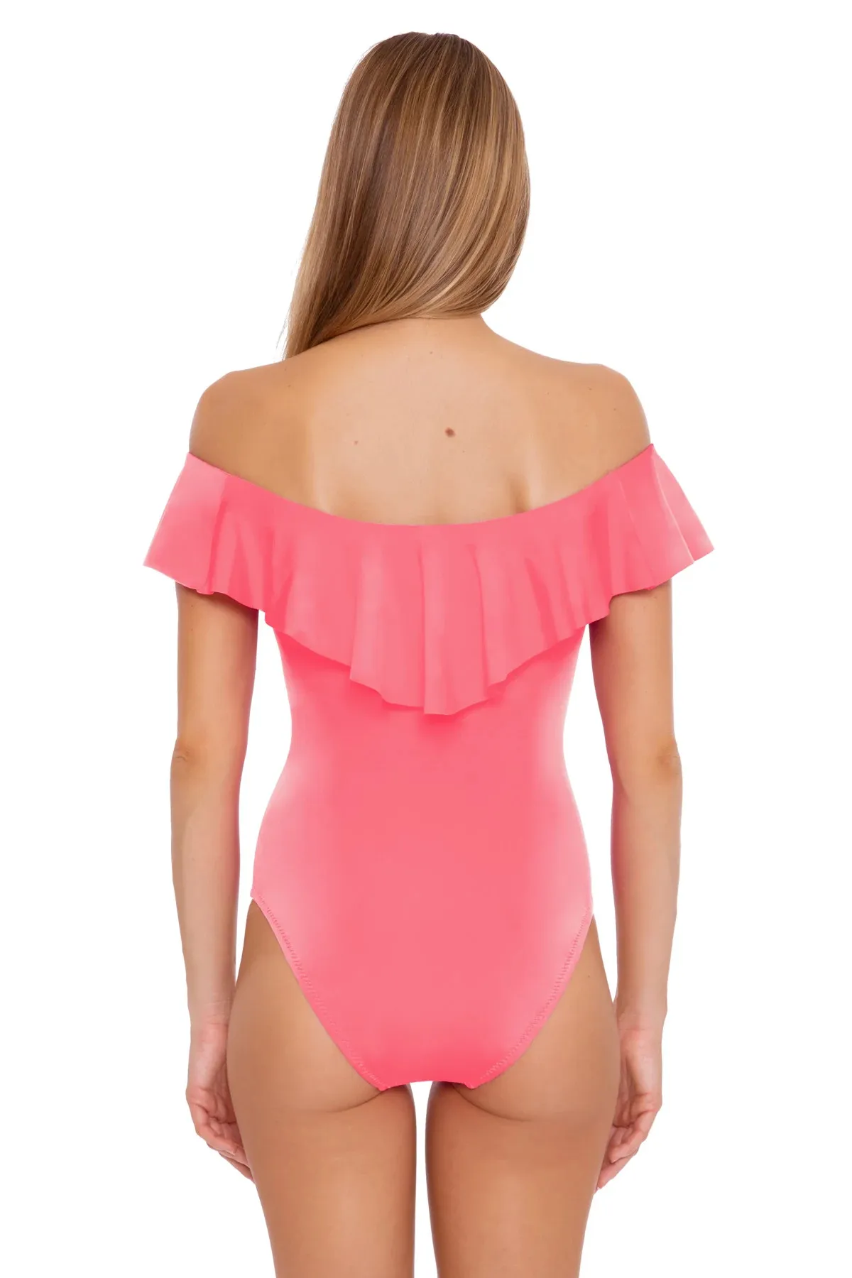 Monaco Ruffle Bandeau One Piece Swimsuit