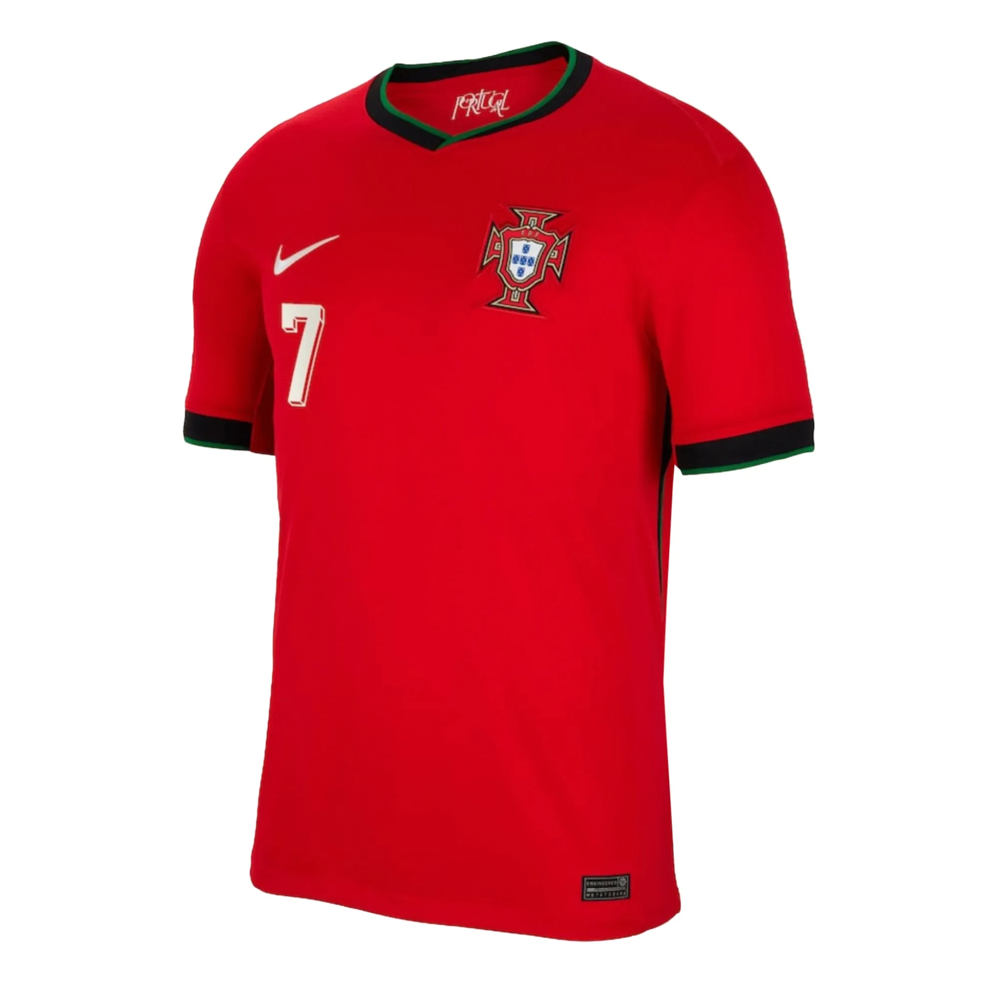 Nike Men's Portugal 2024/25 Home Jersey w/ Ronaldo #7 Printing