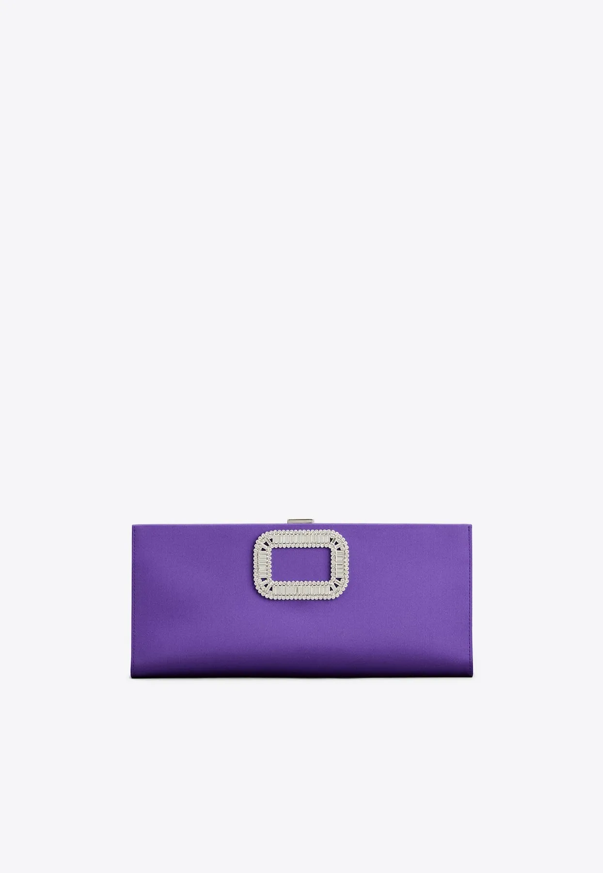 Pilgrim Buckle Silk Clutch