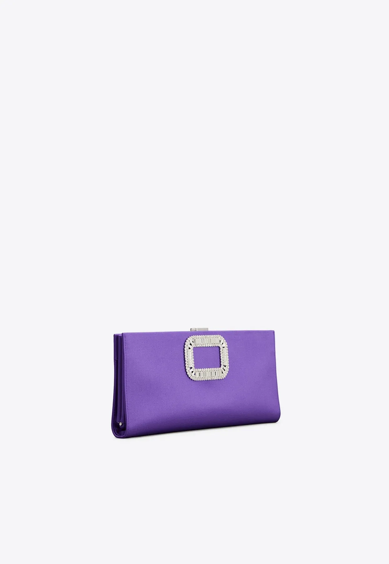 Pilgrim Buckle Silk Clutch