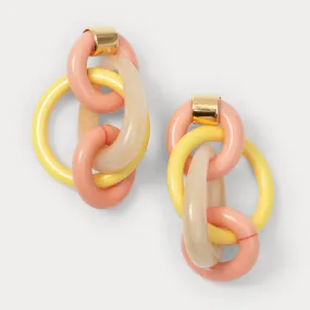 Rachel Comey Olly Earrings Peach Pink