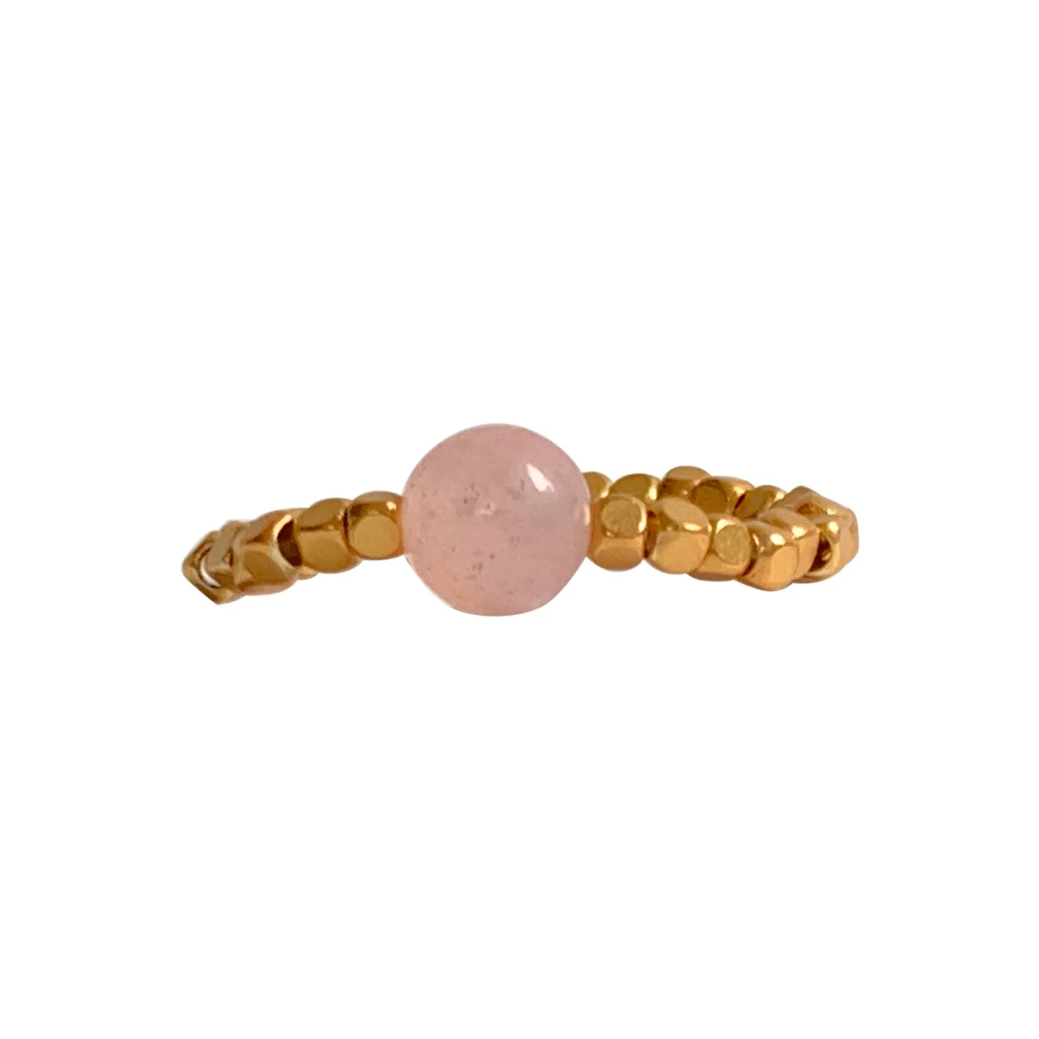 RING PEGGY ROSE QUARTZ