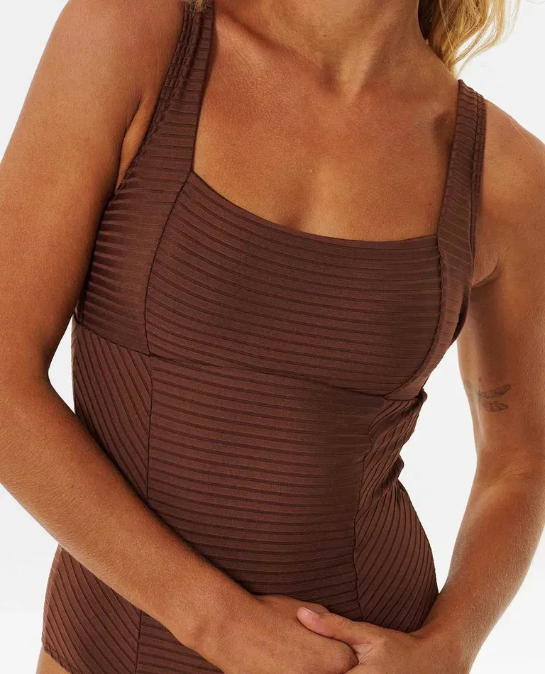 Ripcurl Premium Surf DD One Piece - Brown