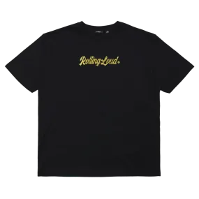 RL Thailand Script Logo Lineup Black Tee