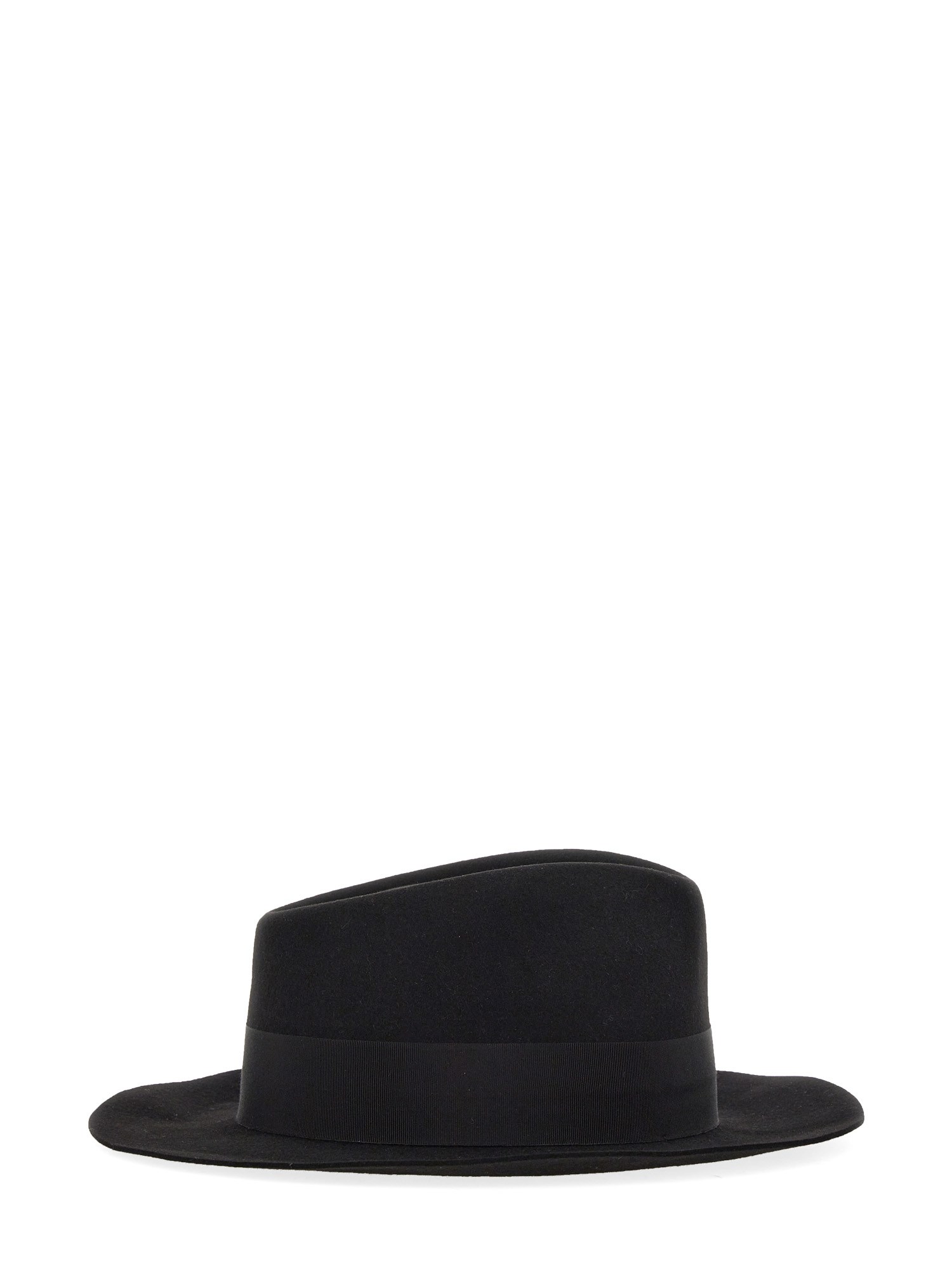 SAINT LAURENT    RABBIT FELT FEDORA HAT