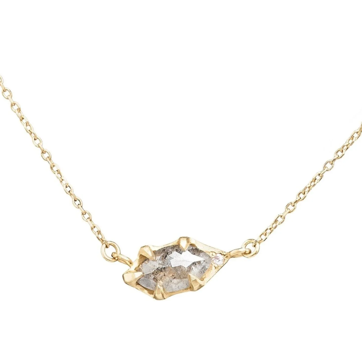 Sloan Salt and Pepper Diamond Necklace