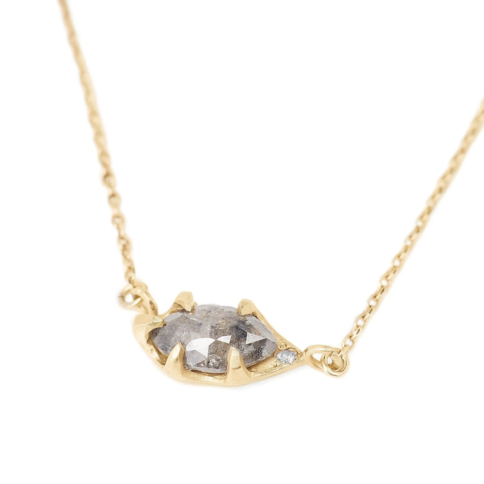 Sloan Salt and Pepper Diamond Necklace