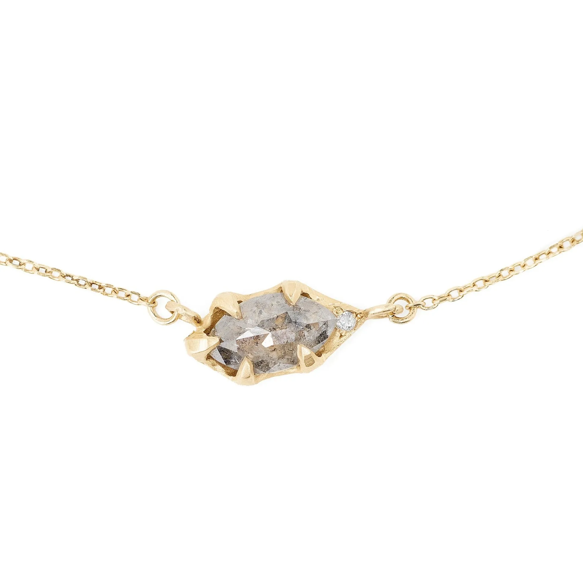 Sloan Salt and Pepper Diamond Necklace