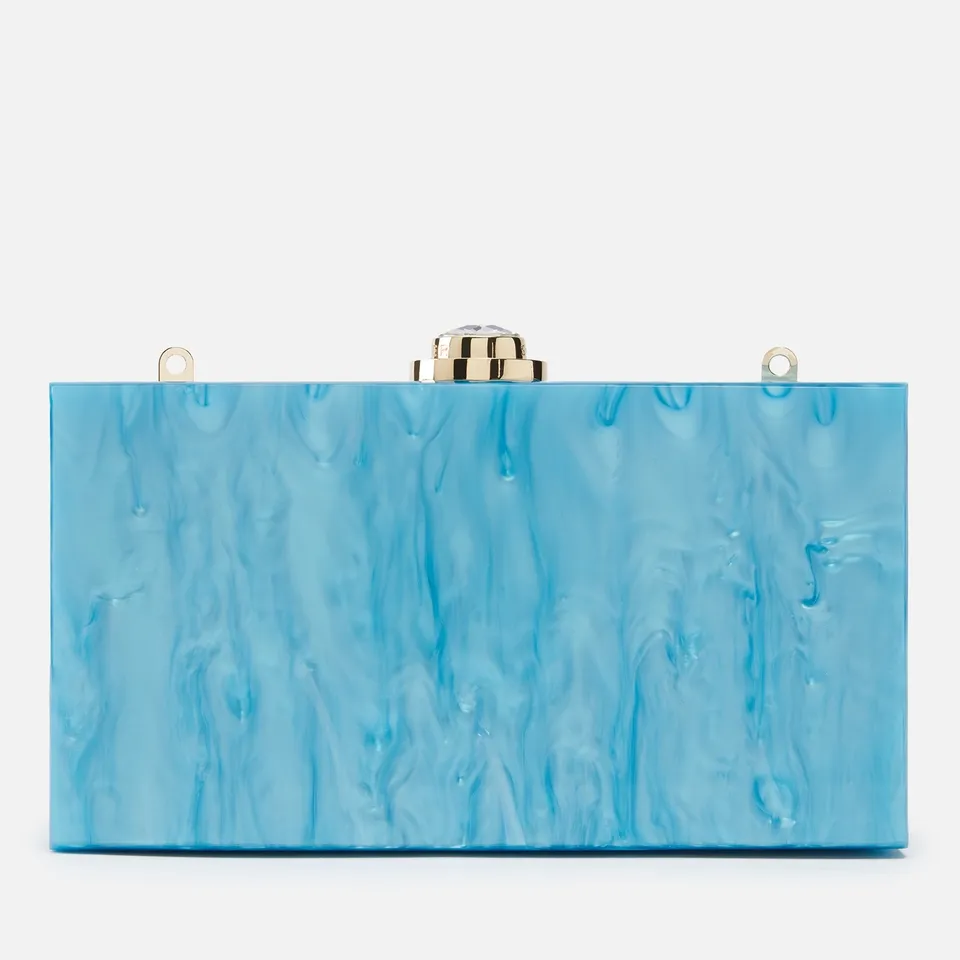 Sophia Webster Cleo Kiss The Bride Acrylic Clutch Bag