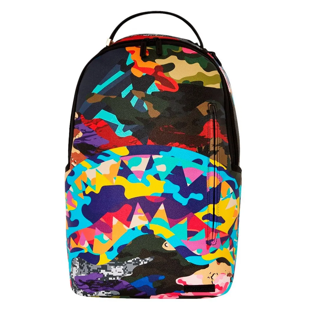 Sprayground - Sliced & Diced Camo Dlxsv Backpack