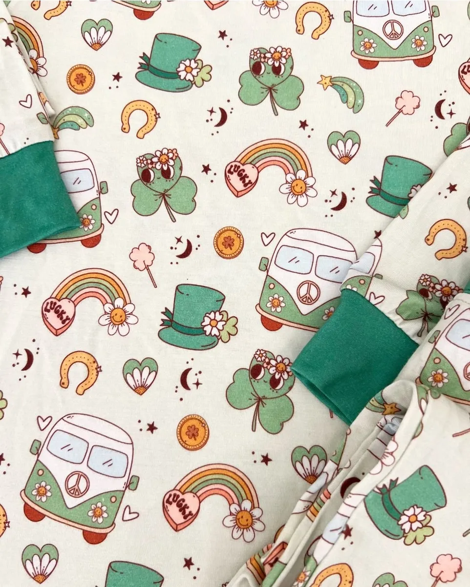 St Patricks Fun Bamboo PJ Set