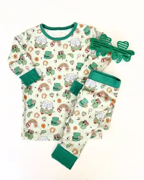 St Patricks Fun Bamboo PJ Set