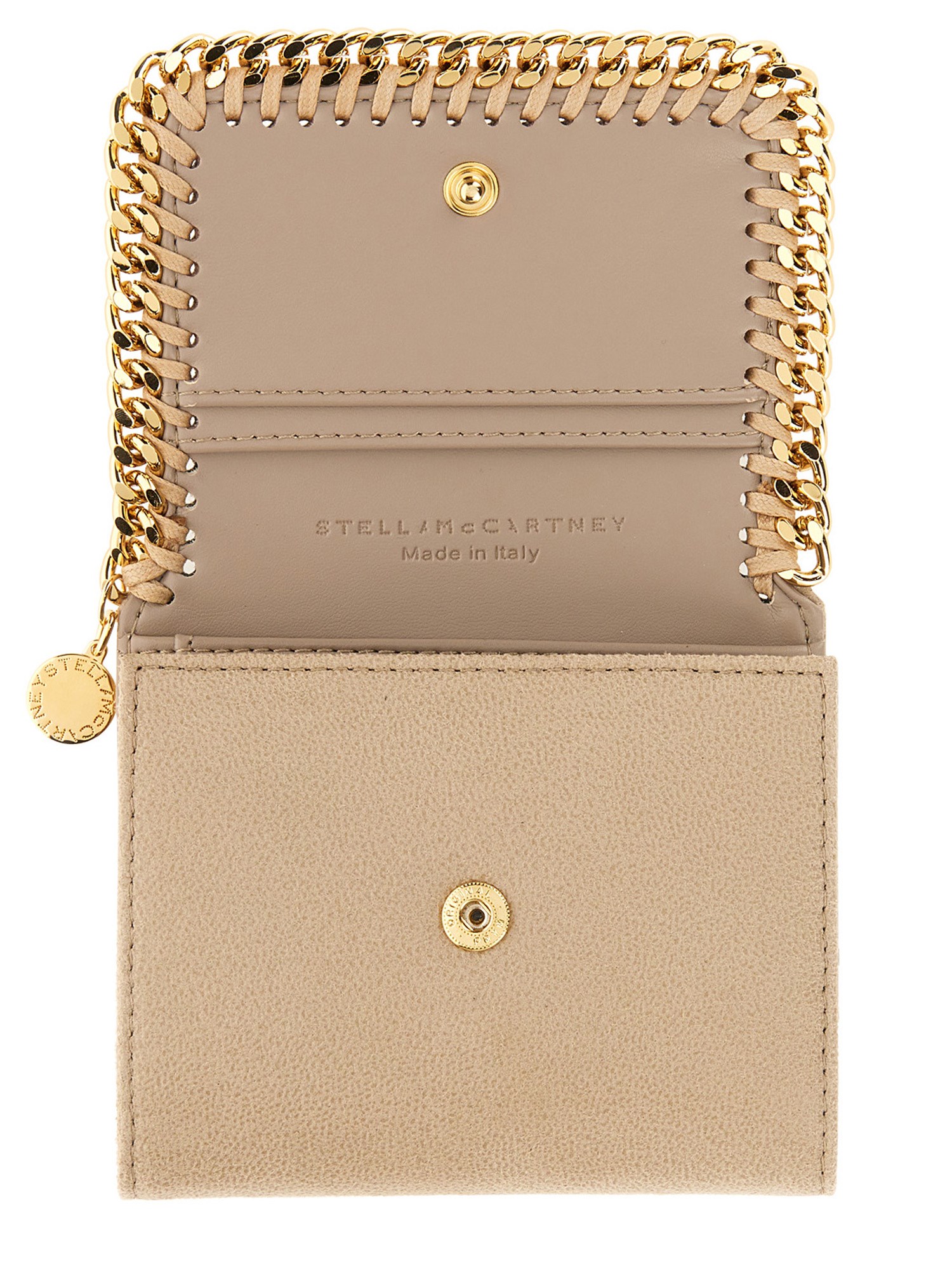 STELLA McCARTNEY    FALABELLA SMALL WALLET IN SHAGGY DEER