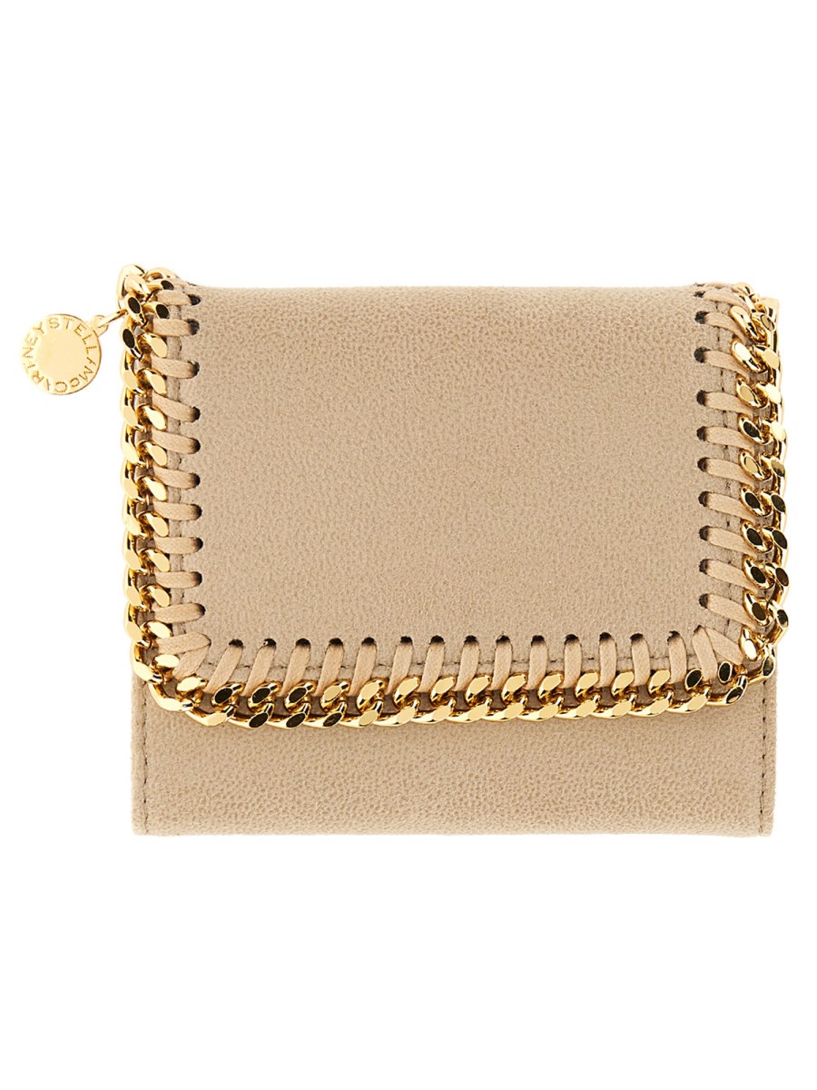 STELLA McCARTNEY    FALABELLA SMALL WALLET IN SHAGGY DEER