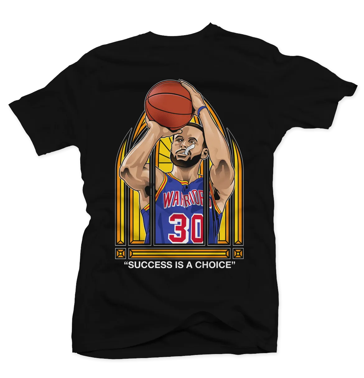 Stephen Curry Stain Glass Black Tee