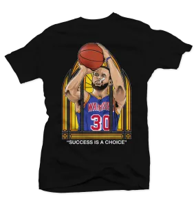 Stephen Curry Stain Glass Black Tee