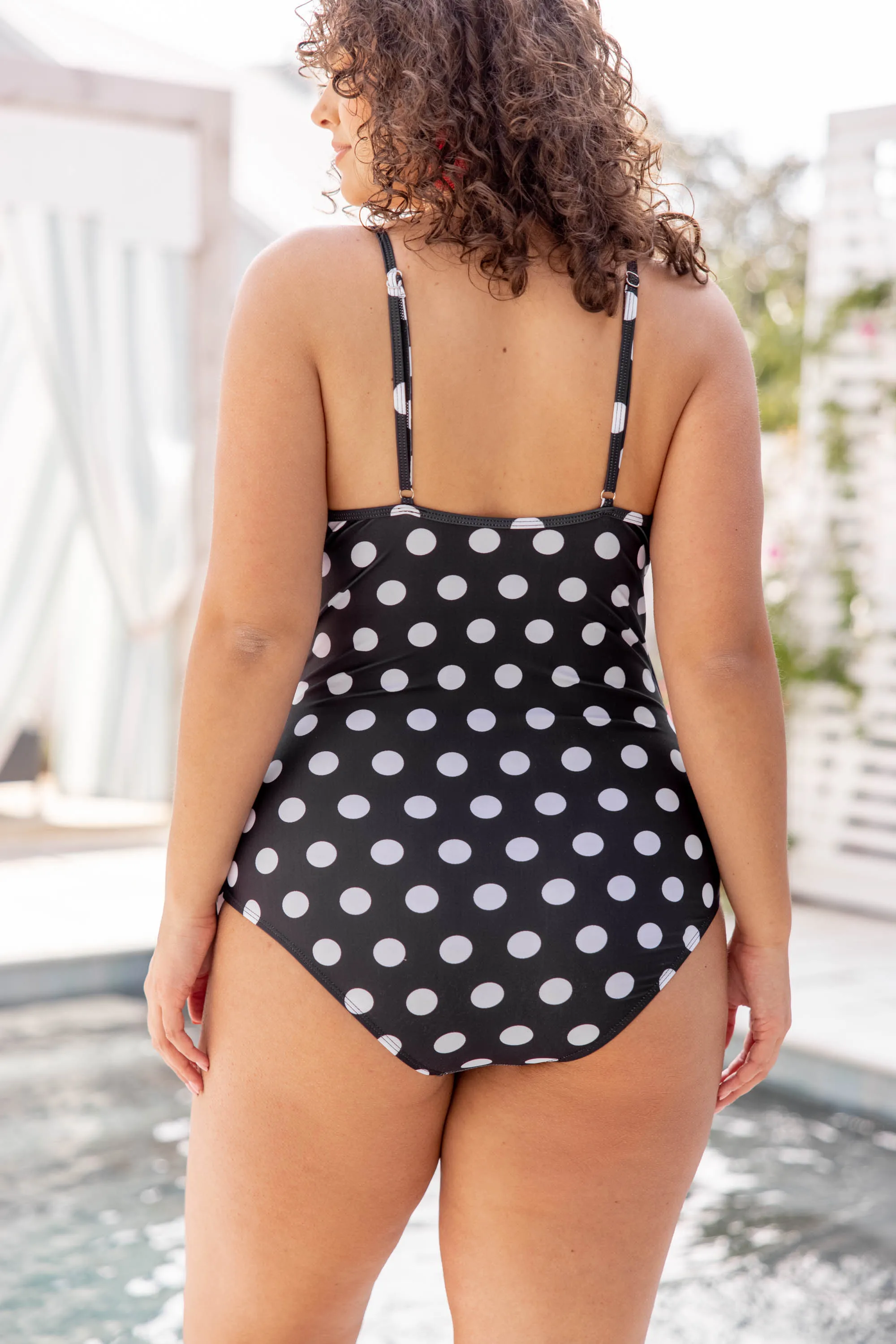 Summertime's Calling Swimsuit, Polka Dot