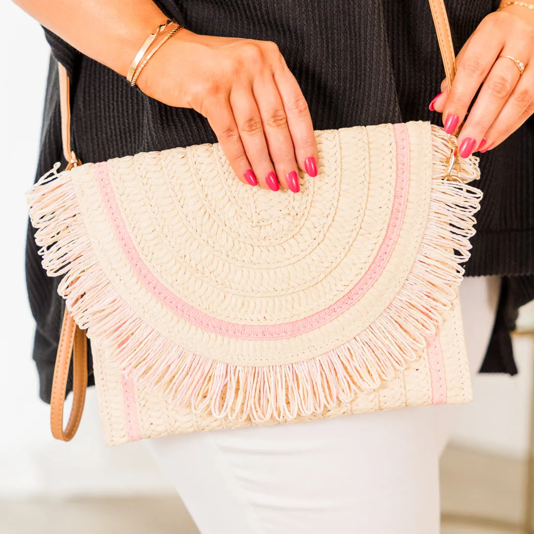 Sunshine Soiree Clutch, Pink