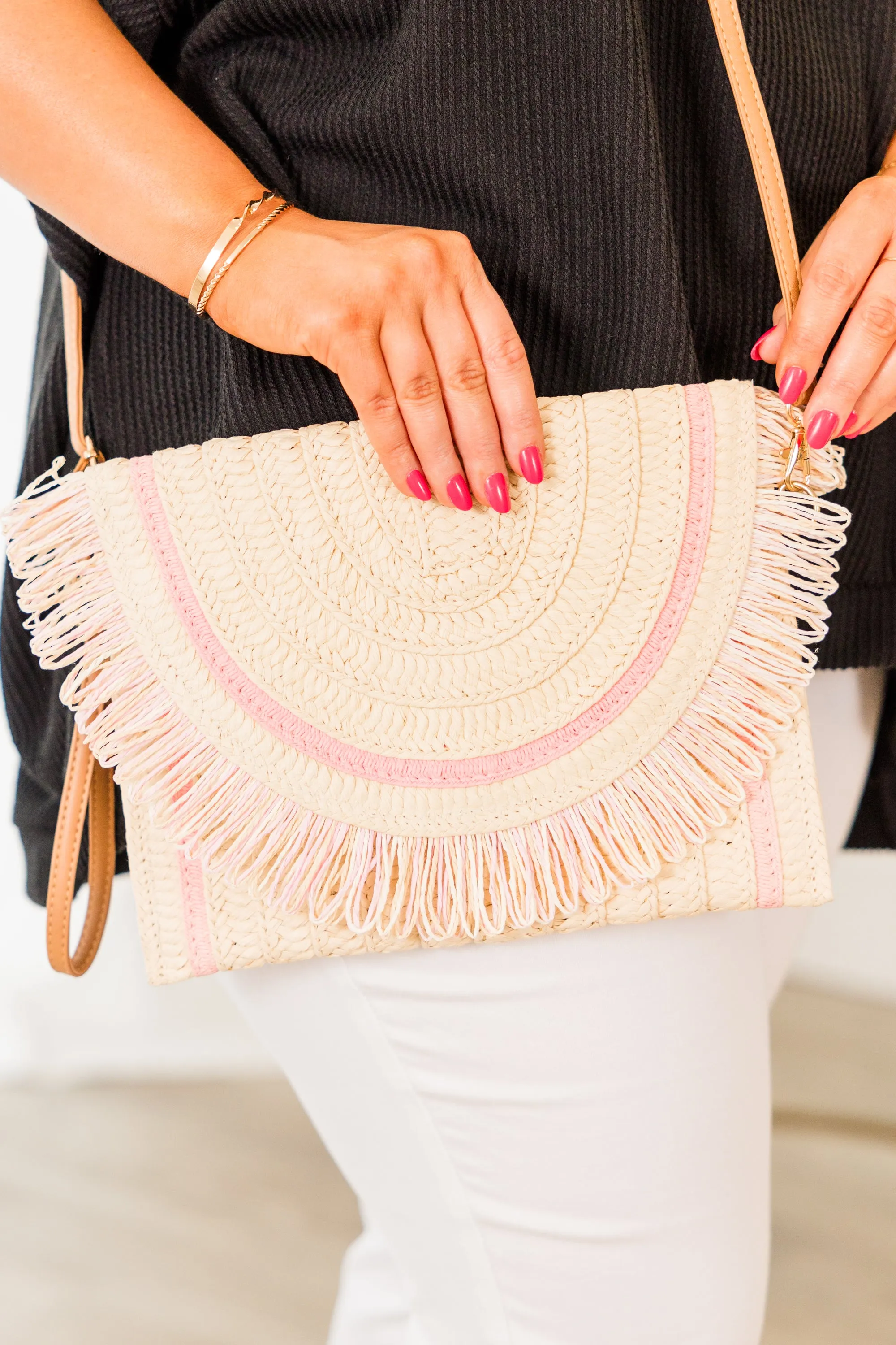 Sunshine Soiree Clutch, Pink