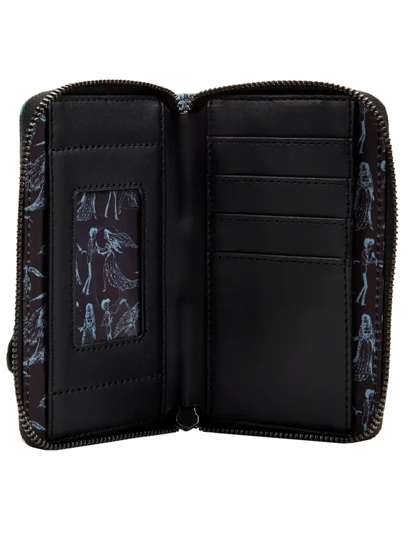 The Corpse Bride Emily Forest Zip Around Wallet