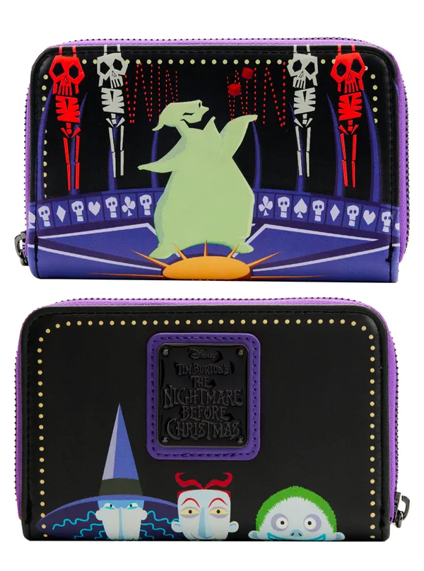 The Nightmare Before Christmas Oogie Boogie Glow Zip Around Wallet