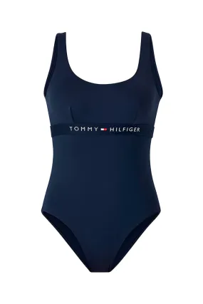 Tommy Hilfiger Women One-Piece Swimsuit Navy