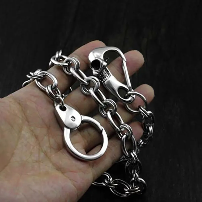 Unique Heavy Metal Pant Wallet Skull chain