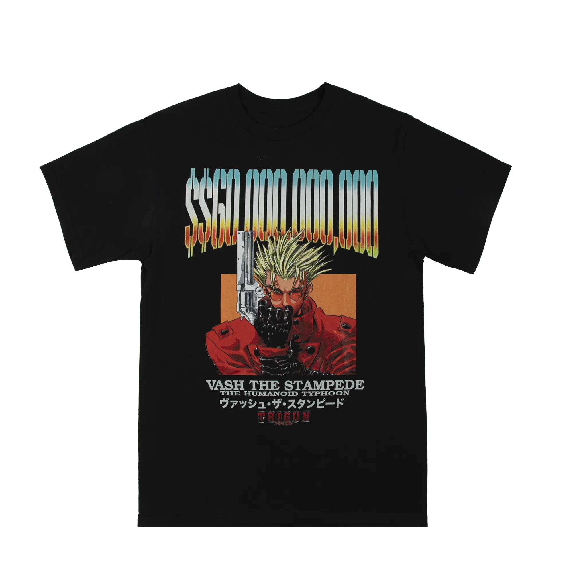 Vash The Humanoid Typhoon Black Tee