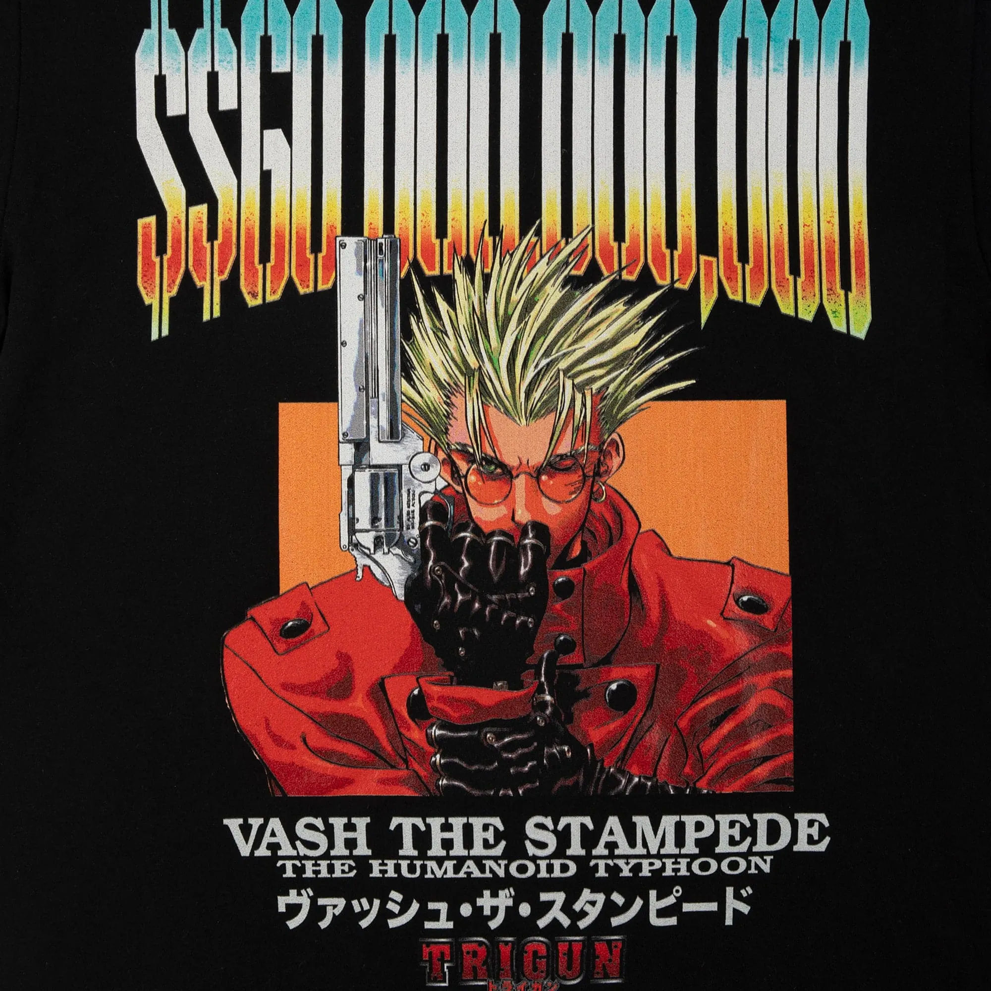 Vash The Humanoid Typhoon Black Tee