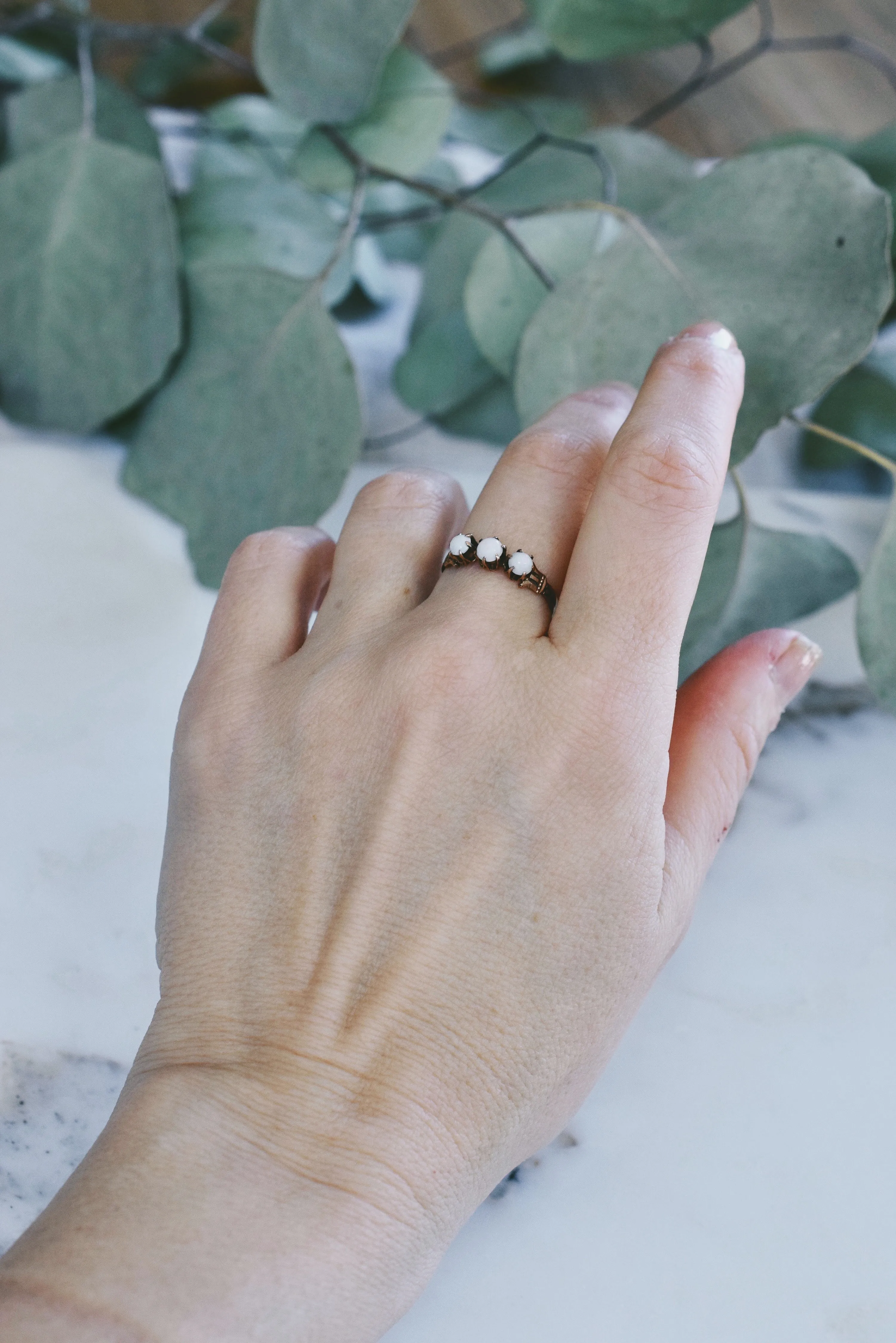 Victorian 18K Opal Ring