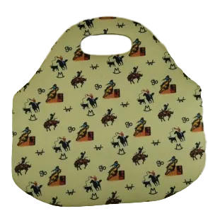 Vintage Cowboy Lunch Tote