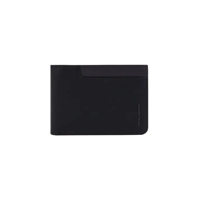 WALLET WITH DOCUMENT HOLDER AND COIN HOLDER Man Black