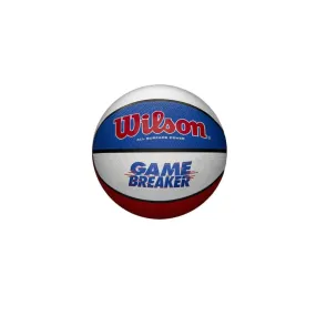 WILSON Game Breaker Basketball (Red/White/Blue)