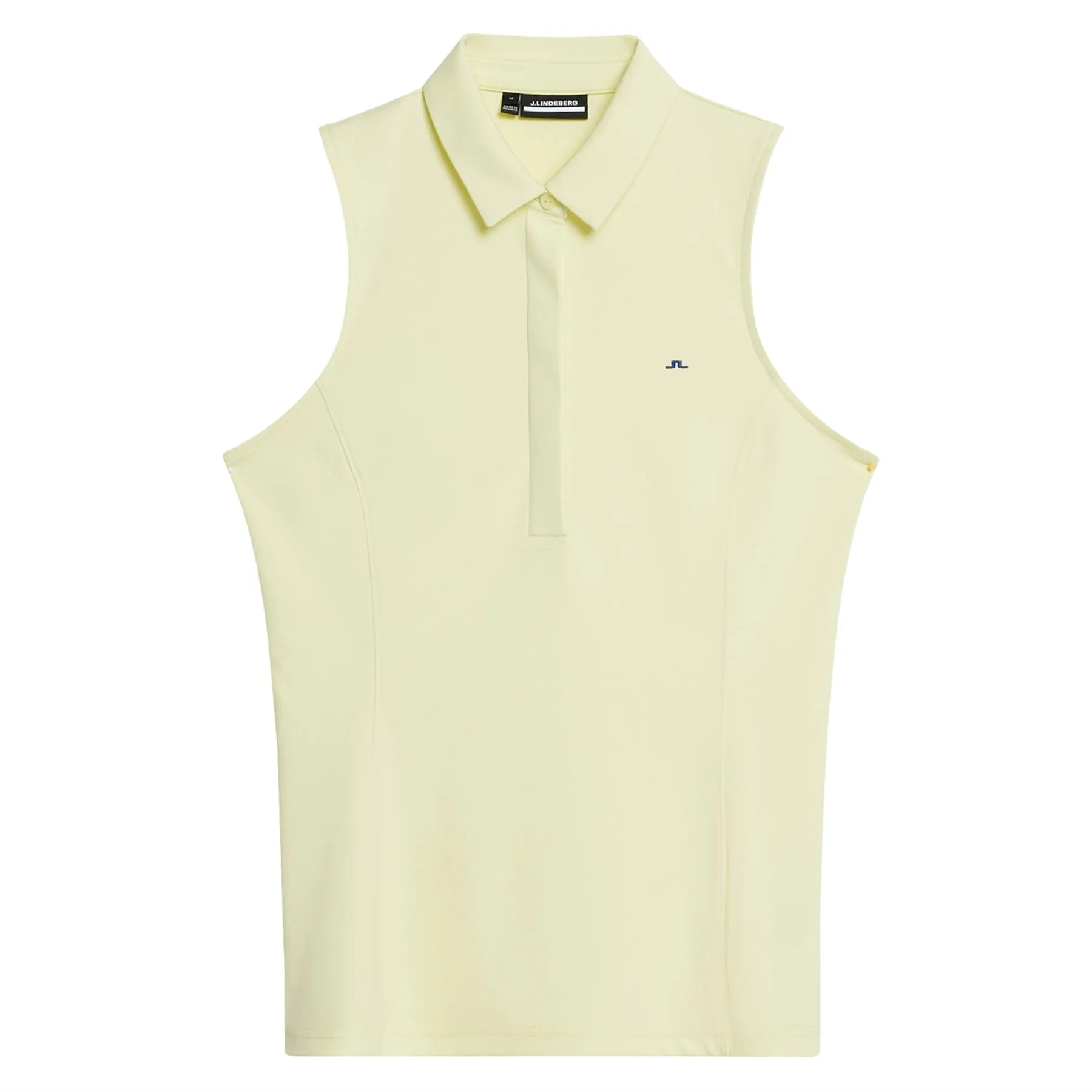 Womens Dena Sleeveless TX Jersey Polo Wax Yellow - SS24