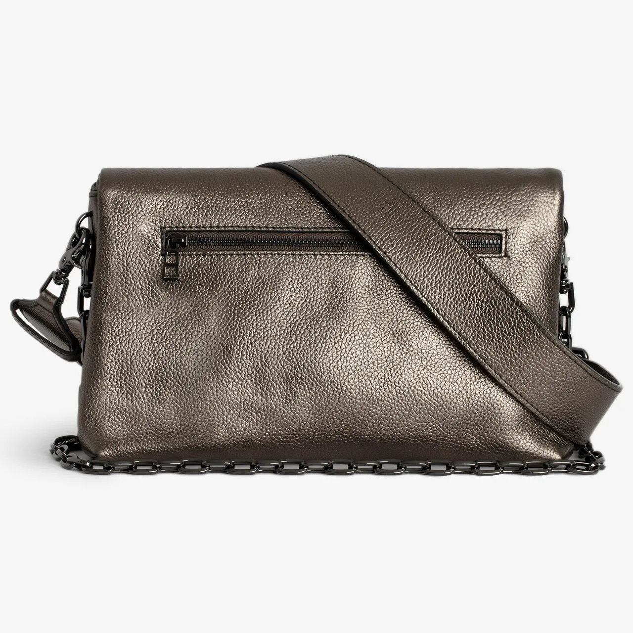 ZADIG&VOLTAIRE Rocky Wings Metallic Crossbody Bag - BLACK